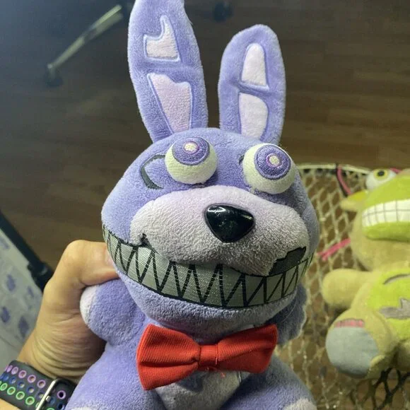 Five Nights At Freddy’s Nightmare Bonnie 2017 Plush Fnaf Springtrap Lot Rips See